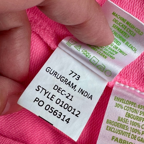 Lilly Pulitzer 5" Kylar Ruffle Hem Knit Shorts in Pink Shady – Size S - Picture 7 of 15